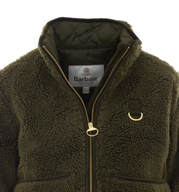 Elenora olive sherpa jacket BARBOUR