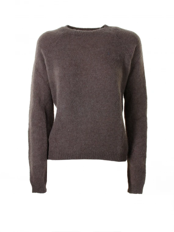 Brown crewneck sweater