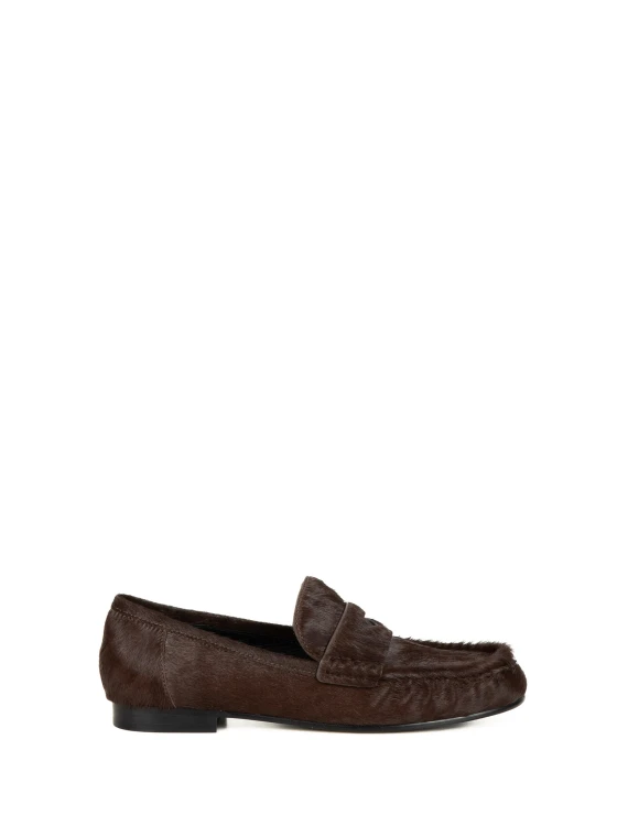 Mocassino marrone in suede