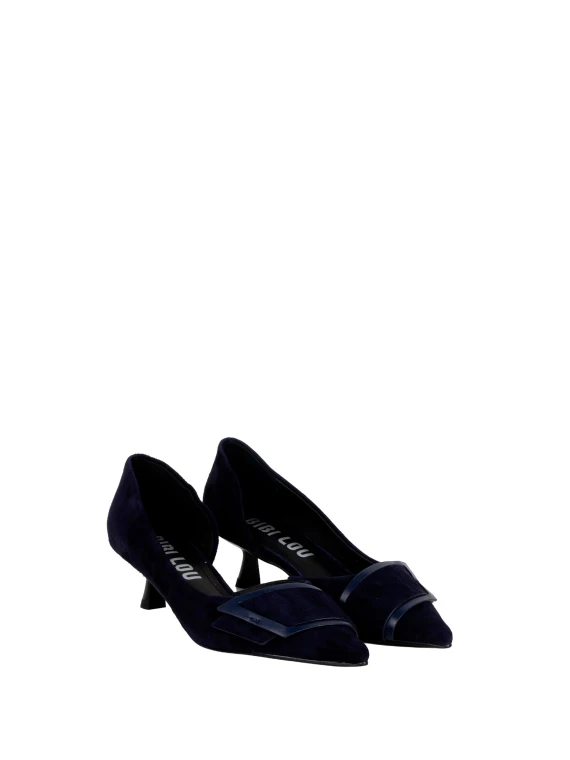 Salones navy slingback pumps Bibilou