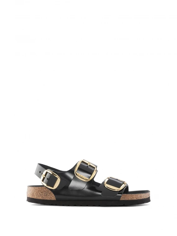 Sandalo Milano Big Buckle in pelle