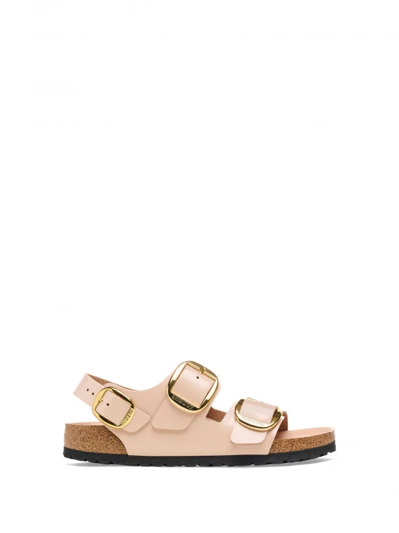 Milano Big Buckle sandal beige