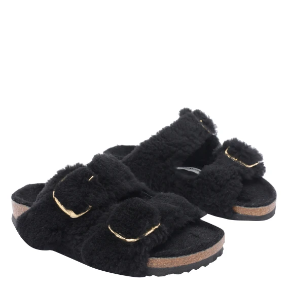 ARIZONA BIG BUCKLE TEDDY SANDALS