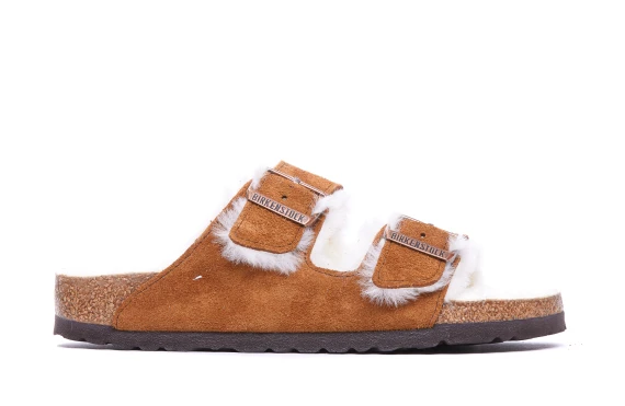 ARIZONA SHEARLING SANDALS