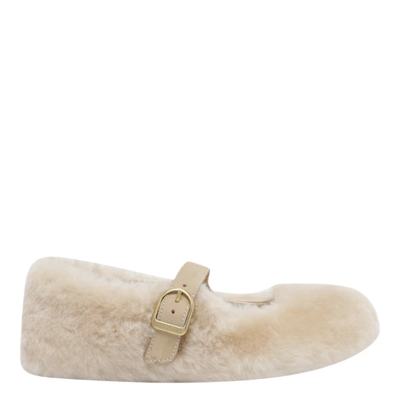 White Santa Clarita Flat Ballets Birkenstock