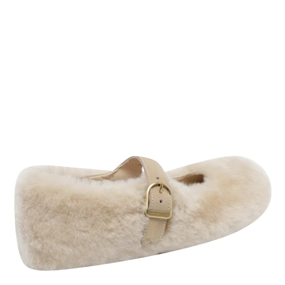 White Santa Clarita Flat Ballets Birkenstock