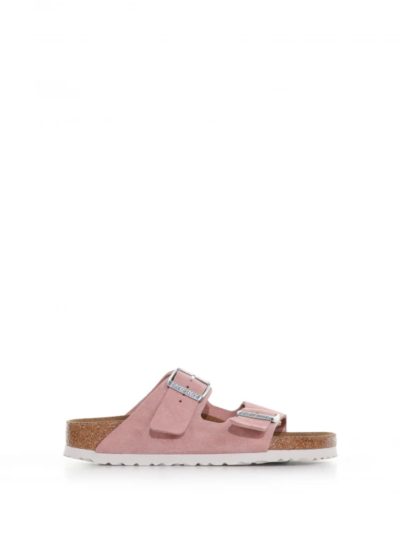 Pink Arizona slipper in suede