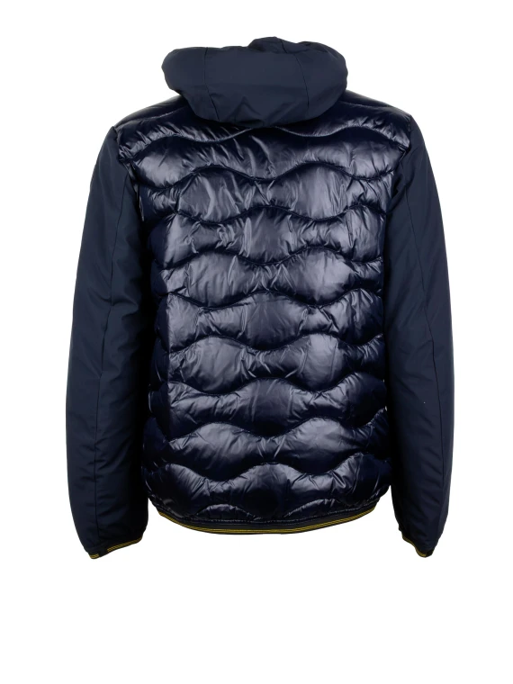 Albert dark blue hooded padded coat Blauer