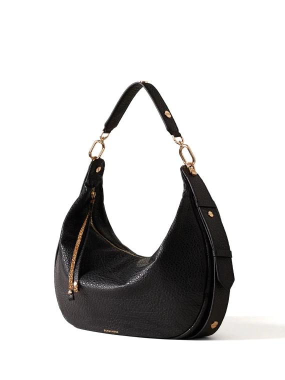 Borsa a spalla Oyster Hobo medium nera