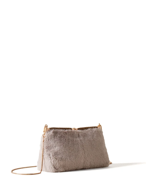 Faux Fur Shoulder Bag