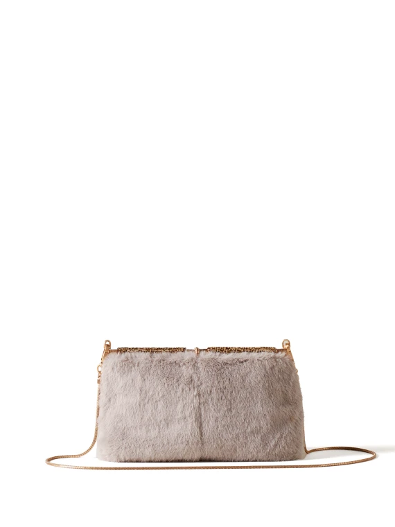 Faux Fur Shoulder Bag