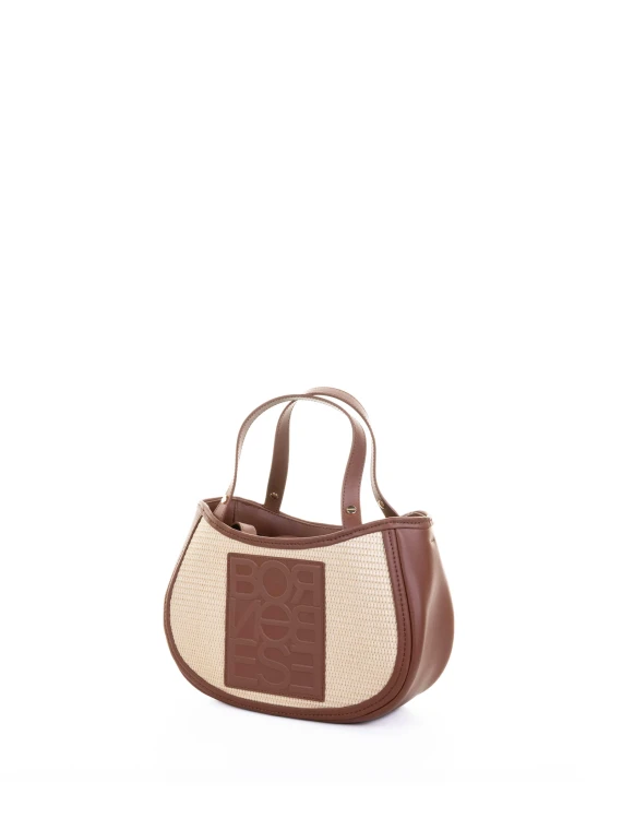Shopping bag Riviera Small woven straw effect