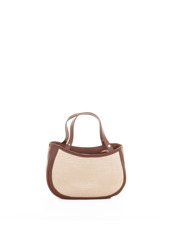 Shopping bag Riviera Small woven straw effect