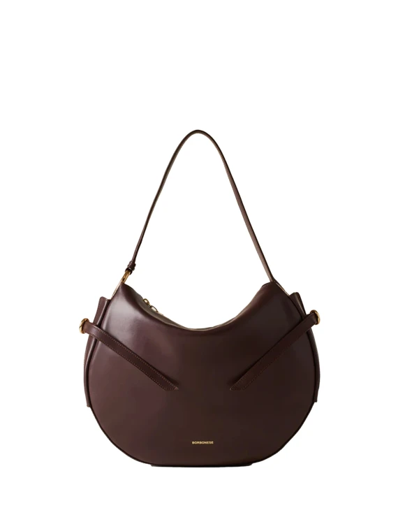 Borsa Bridle Hobo Medium rossa in nappa
