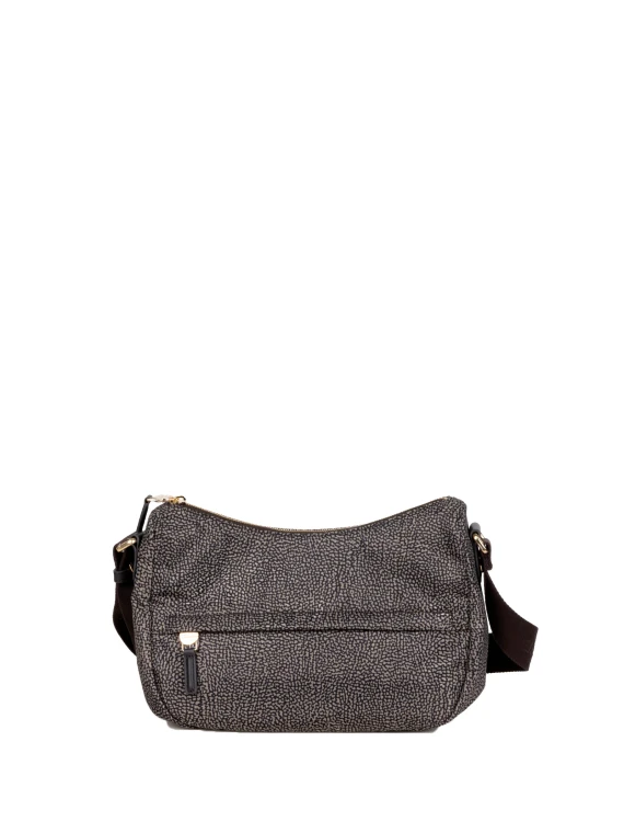 Borsa Spalla Luna Small Grigio Borbonese