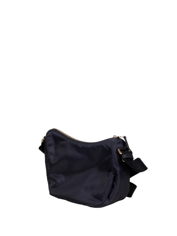 Luna Shoulder Bag in Black Borbonese