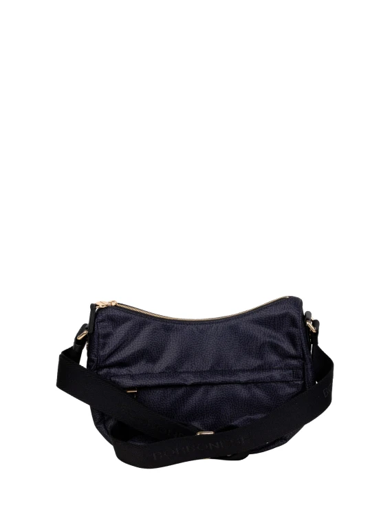 Luna Shoulder Bag in Black Borbonese