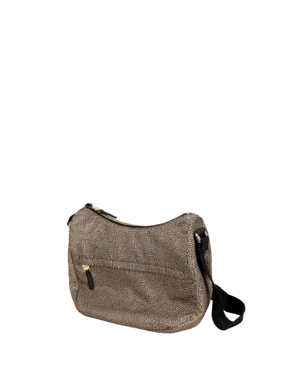 Borsa Hobo Luna Middle Naturale Borbonese