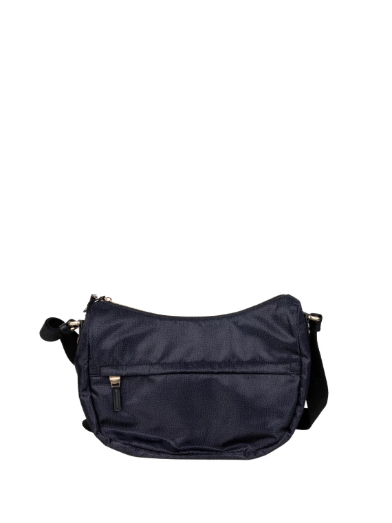 Borsa Hobo Luna Middle Nero Borbonese