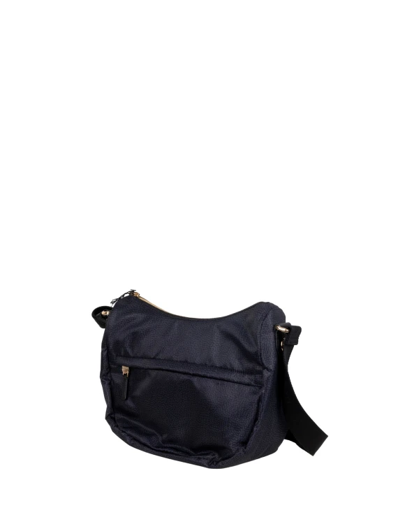 Luna Medium Hobo Bag Black Borbonese
