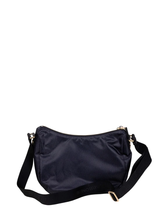 Luna Medium Hobo Bag Black Borbonese