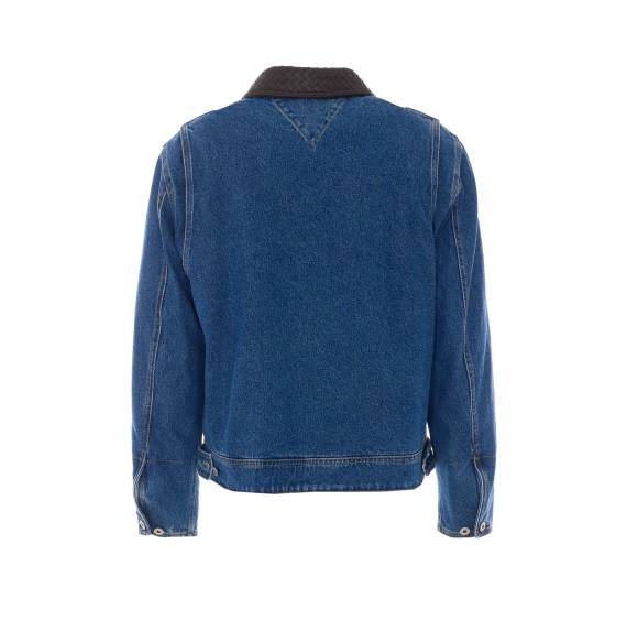 Giacca in denim blu Bottega Veneta