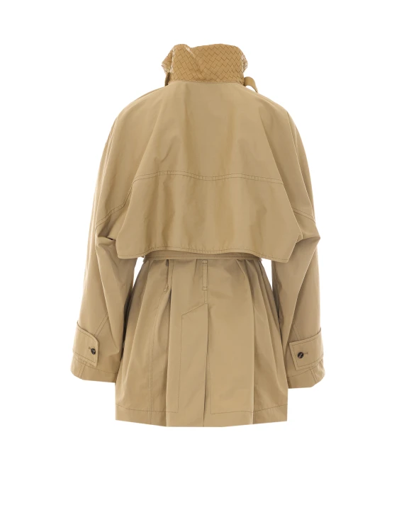 Trench in cotone beige Bottega Veneta
