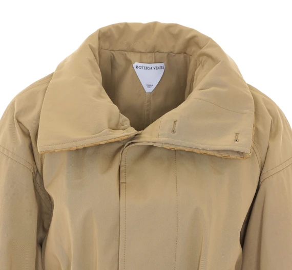 Trench in cotone beige Bottega Veneta