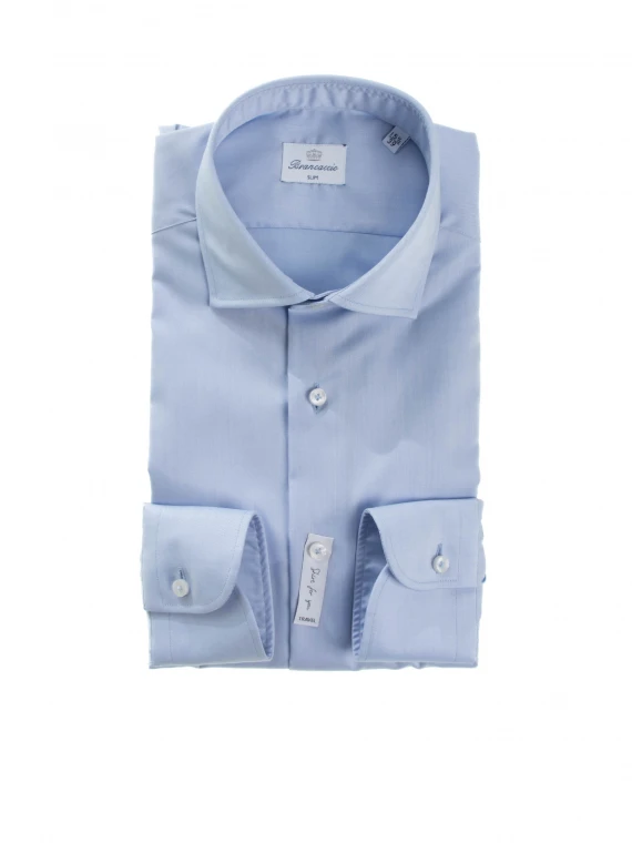 Camicia slim fit azzurra