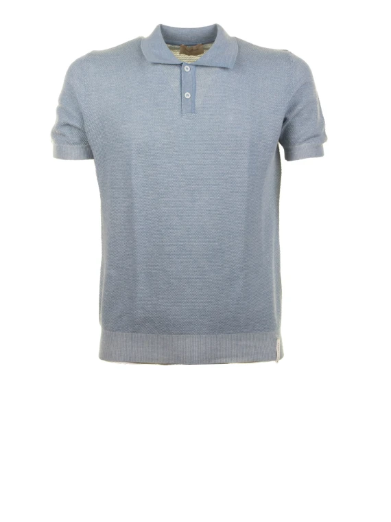 Polo celeste uomo