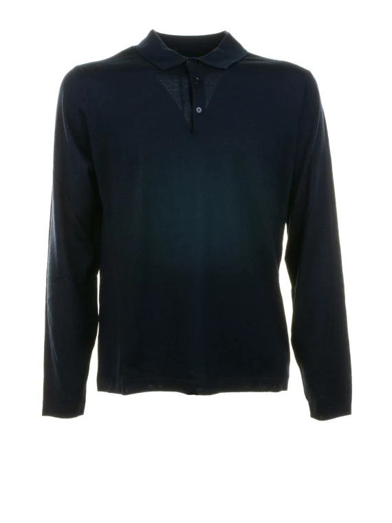 Men's Navy Blue Polo Sweatshirt