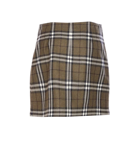 TRENCH CHECK SKIRT