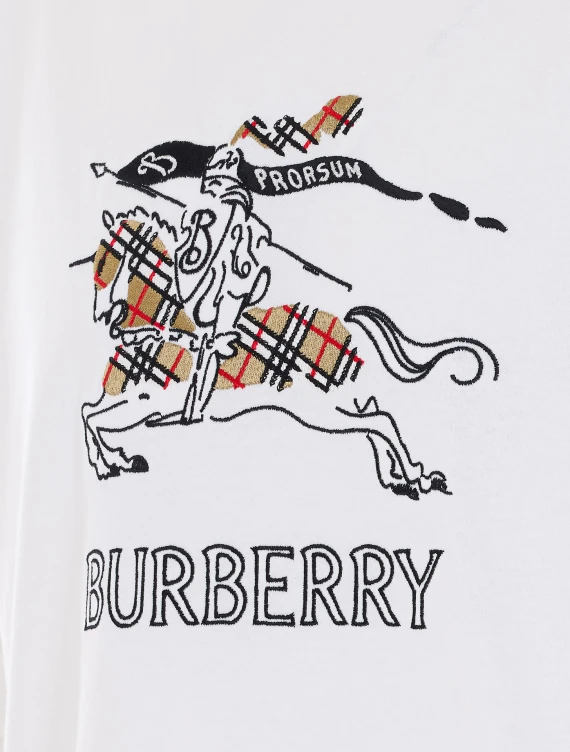 Burberry T-shirt e Polo Bianco