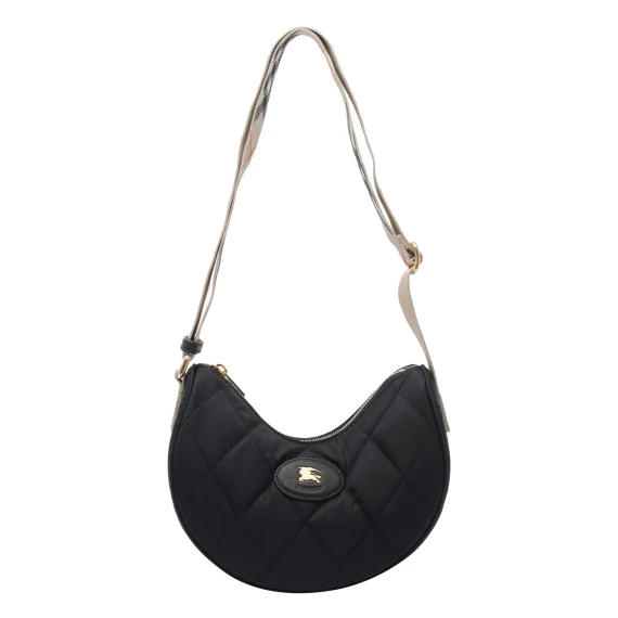 Black Horseshoe Crossbody Bag