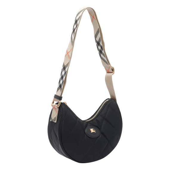 Black Horseshoe Crossbody Bag