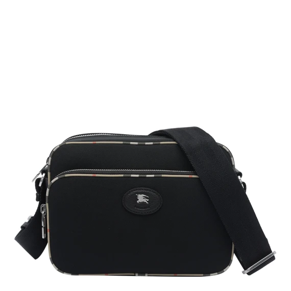 Check Trim Shoulder Bag