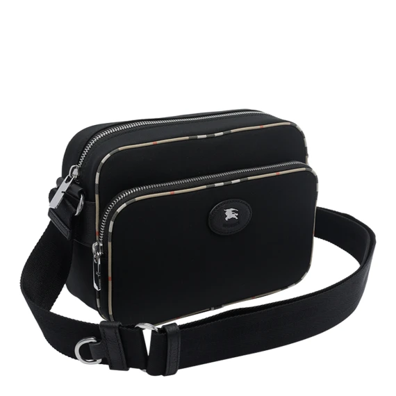 Check Trim Shoulder Bag