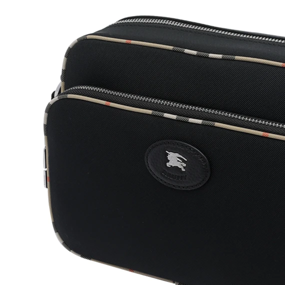 Check Trim Shoulder Bag