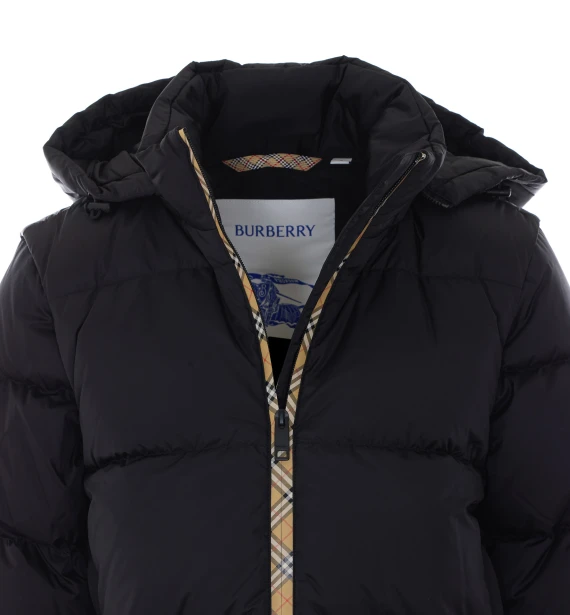 Giaccone nero BURBERRY