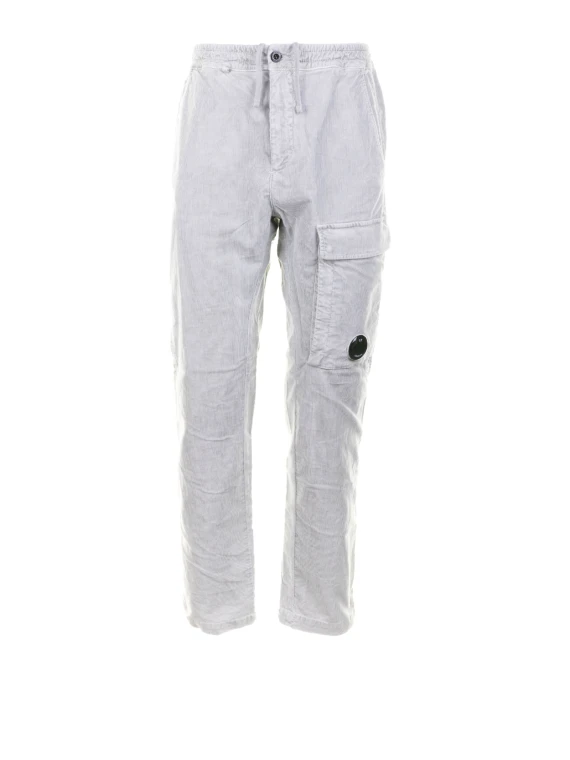 Trousers in grey fabric