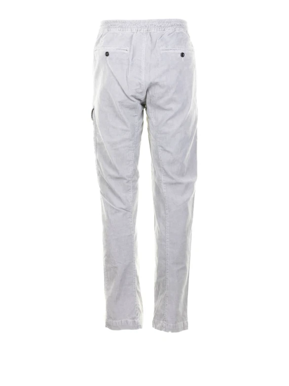Trousers in grey fabric
