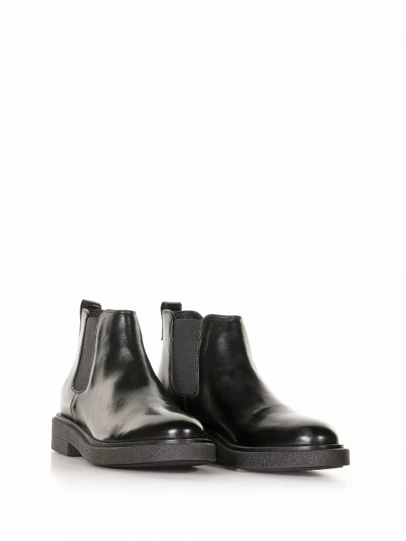 Brook low leather ankle boot