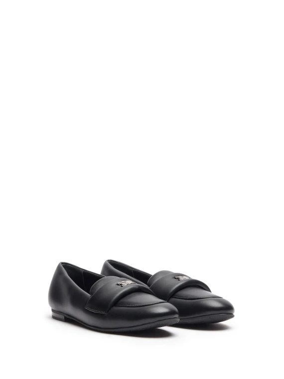 Mocassino Puff in Nappa nero