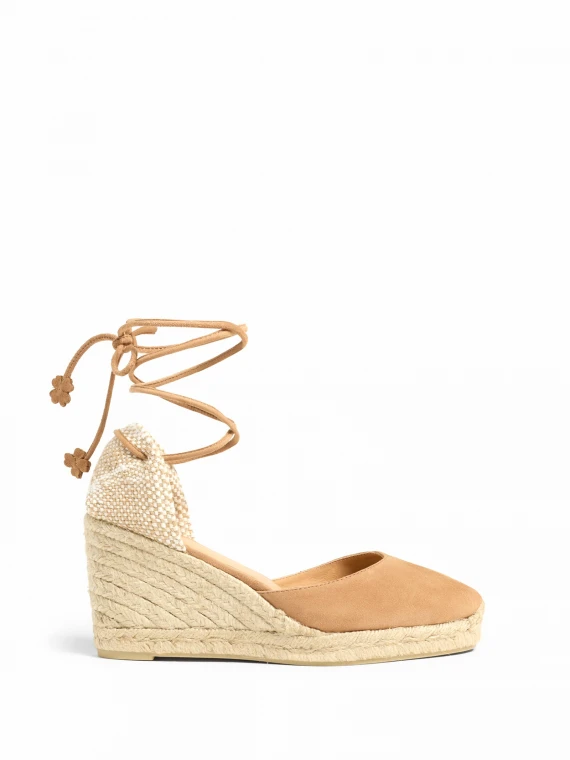 Espadrilles Carina with wedge and laces