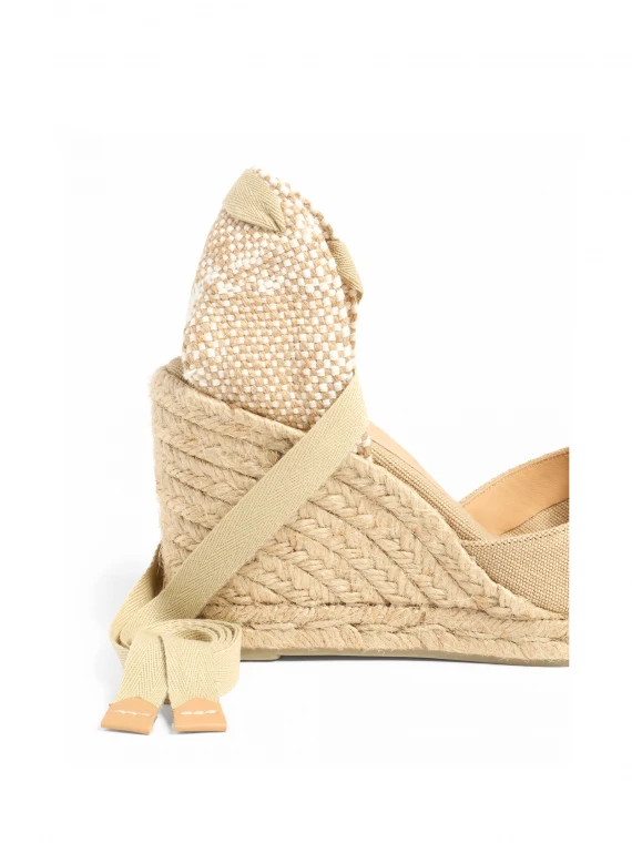Espadrilles Carina with wedge and laces