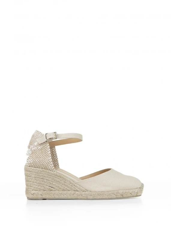 Carol espadrilles in canvas with wedge