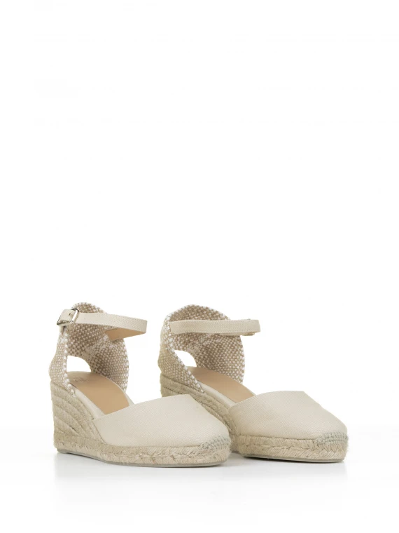 Carol espadrilles in canvas with wedge