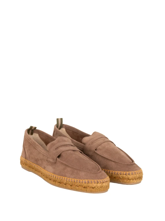 Moccasin-Style Espadrilles with Almond Toe