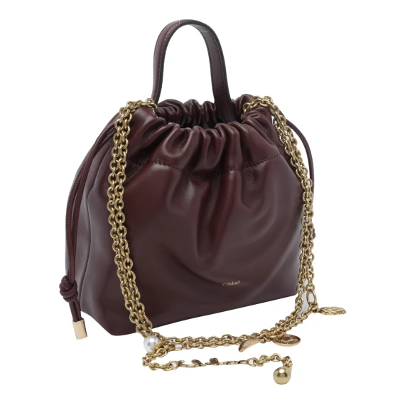Chloe' Burnt Red Mini Chloe' Icons Shoulder Bag