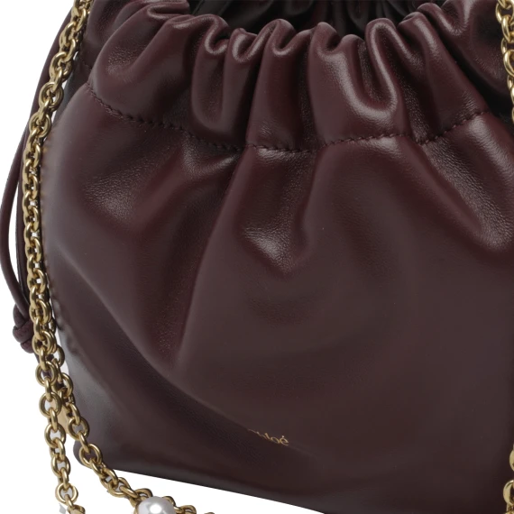 Chloe' Burnt Red Mini Chloe' Icons Shoulder Bag